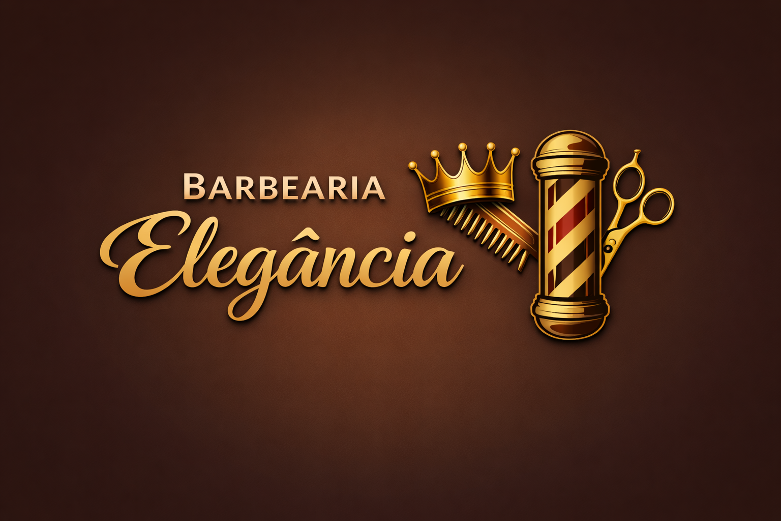 Logo da Elegância Barbearia